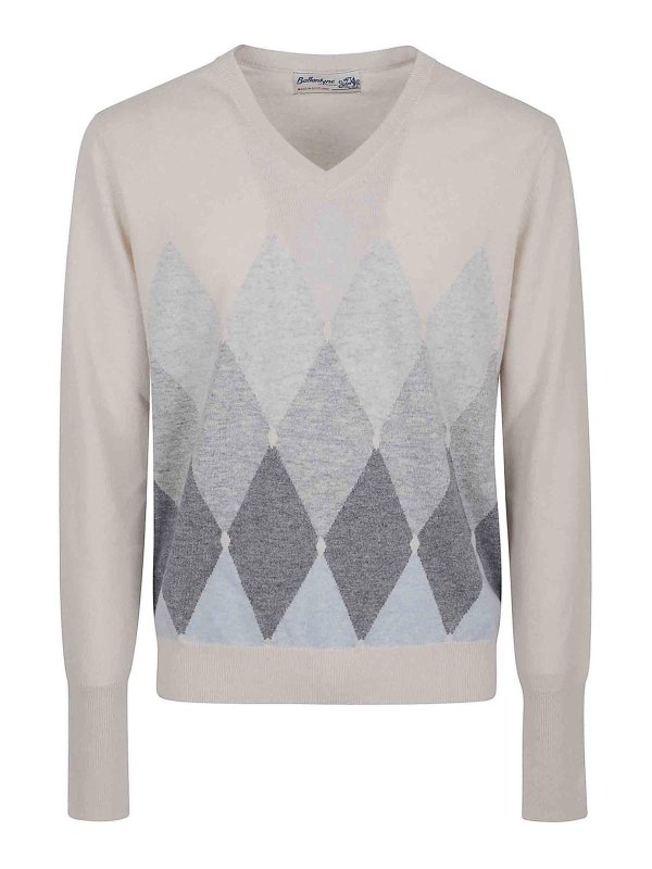 BALLANTYNE: v necks - V Neck Pullover