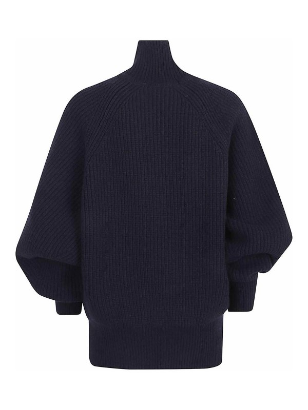 The Best Shops Balmain: Col roulé & Col polo - Pull Col Roulé - Beige Clair