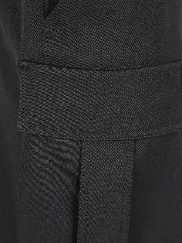 Balmain: Pantalones casual online - Pantalón Casual - Negro