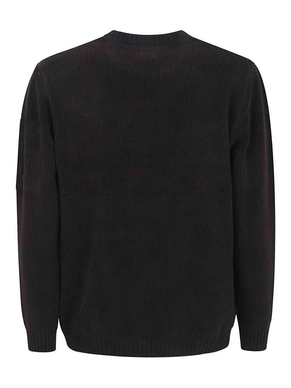 The Best Shops C.P. COMPANY: Pull col rond - Pull Col Rond - Noir