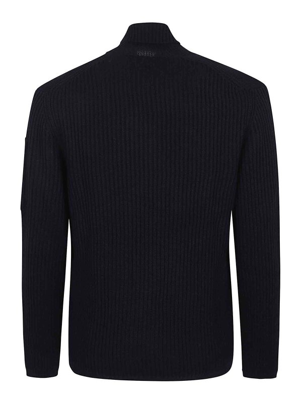 The Best Shops C.P. COMPANY: Cuellos altos y polos - Suéter Con Cuello Alto - Azul