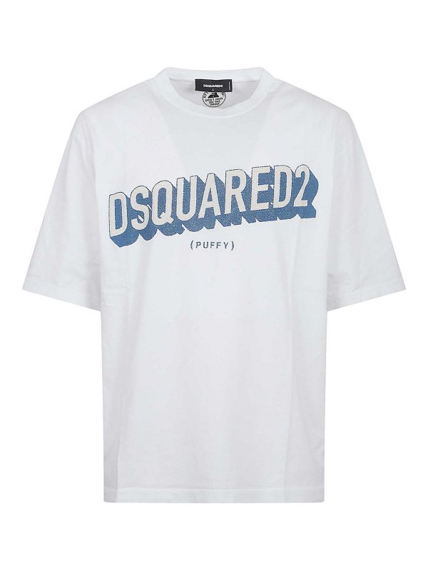 DSQUARED2: T-shirts - T-Shirt - Weiß