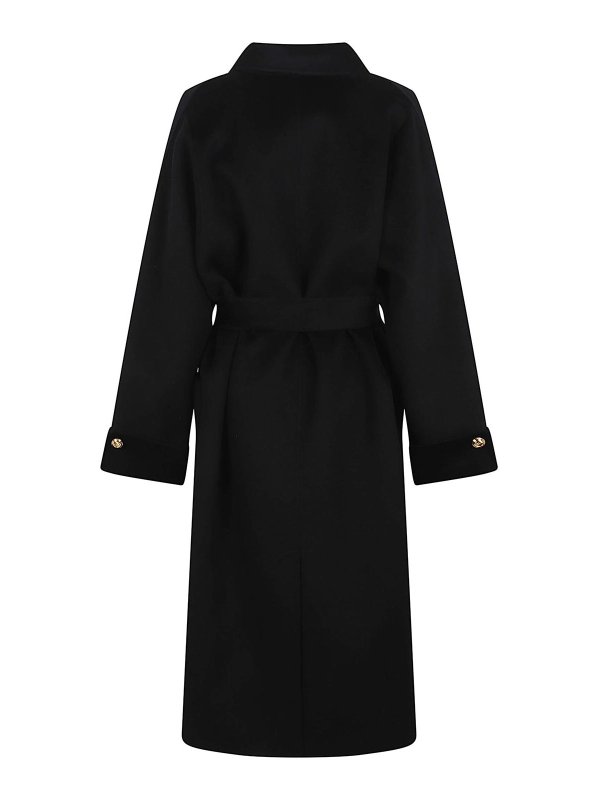 The Best Shops ELISABETTA FRANCHI: ニーレングスコート - 膝丈コート - 黒