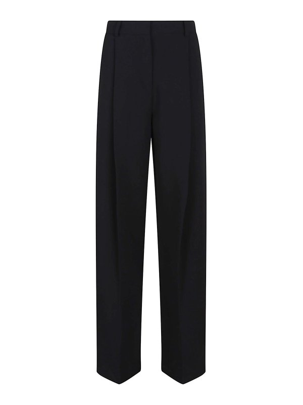ELISABETTA FRANCHI: Pantalons casual - Pantalons Décontractés - Noir