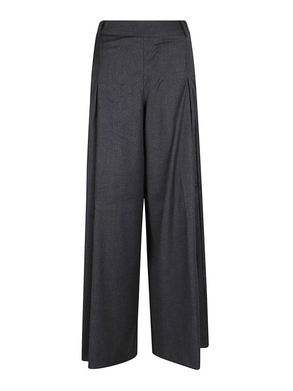 ERMANNO SCERVINO: Pantalons casual - Pantalons Décontractés - Noir
