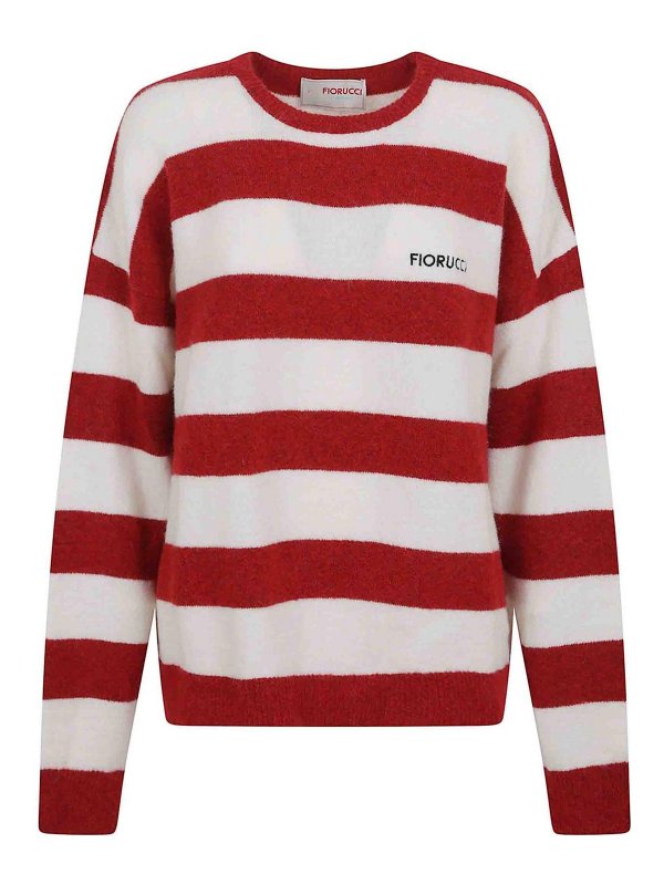 FIORUCCI: crew necks - Embroidered Alpaca Sweater