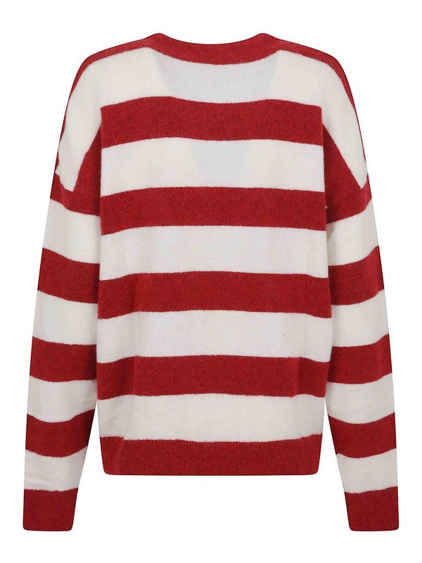 FIORUCCI: crew necks online - Embroidered Alpaca Sweater