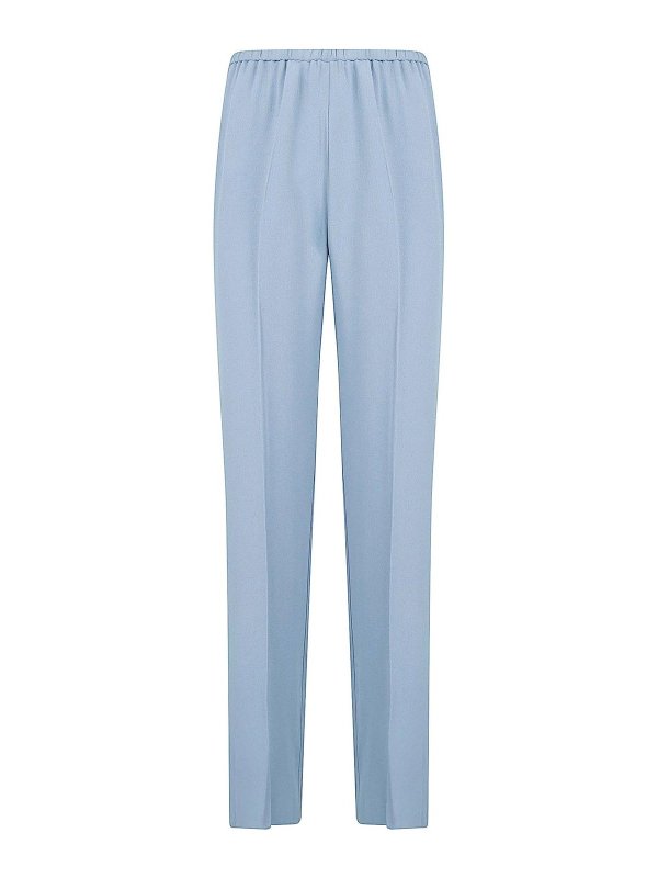 FORTE FORTE: Pantalones de sastrerìa - Pantalones De Sastrería - Plata