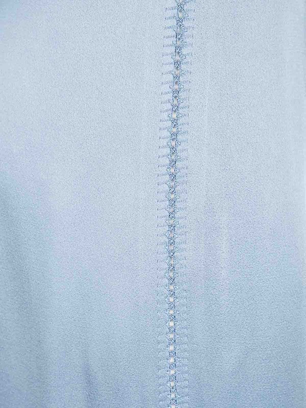 FORTE FORTE: pantaloni casual online - Pantaloni a vita alta ricamati