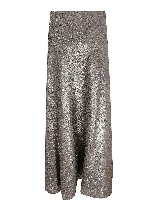 The Best Shops HERNO: Knielange und Midi Röcke - Midirock - Grau