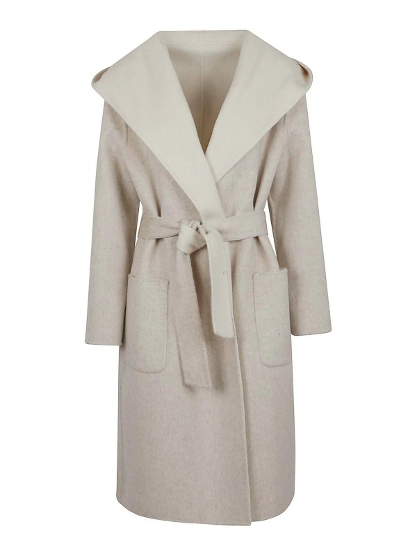 The Best Shops P.A.R.O.S.H.: Manteaux au genou - Manteau Au Genou - Blanc