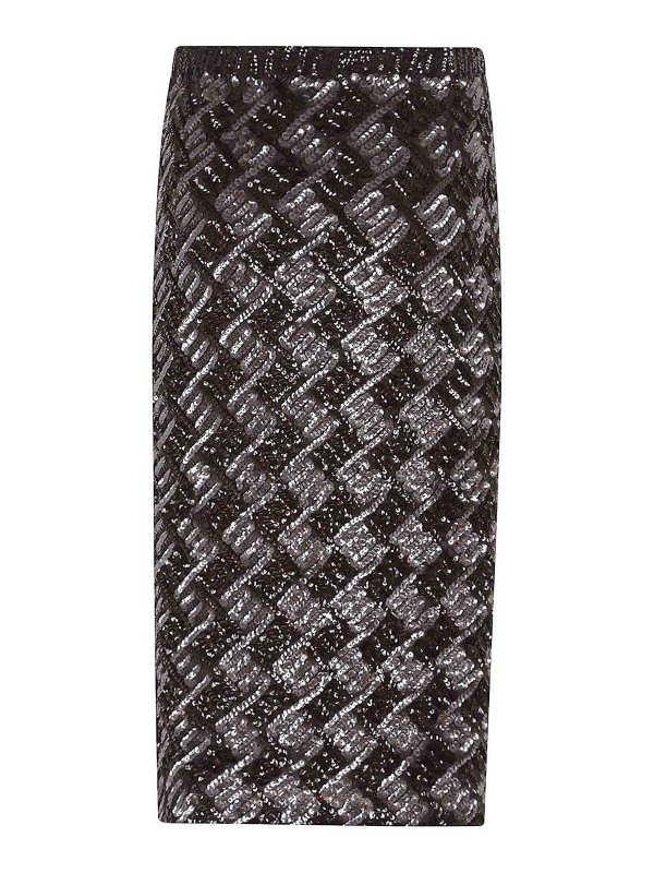 P.A.R.O.S.H.: ニーレングススカート＆ミディ丈 online - 膝丈/ミディスカート - ブラウン