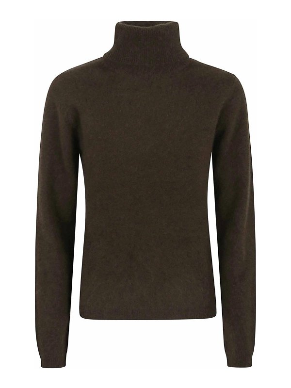 P.A.R.O.S.H.: Cuellos altos y polos - Suéter Con Cuello Alto - Verde