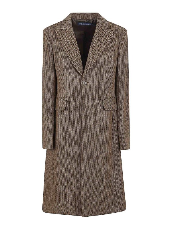 POLO RALPH LAUREN: long coats - Woven-Coat