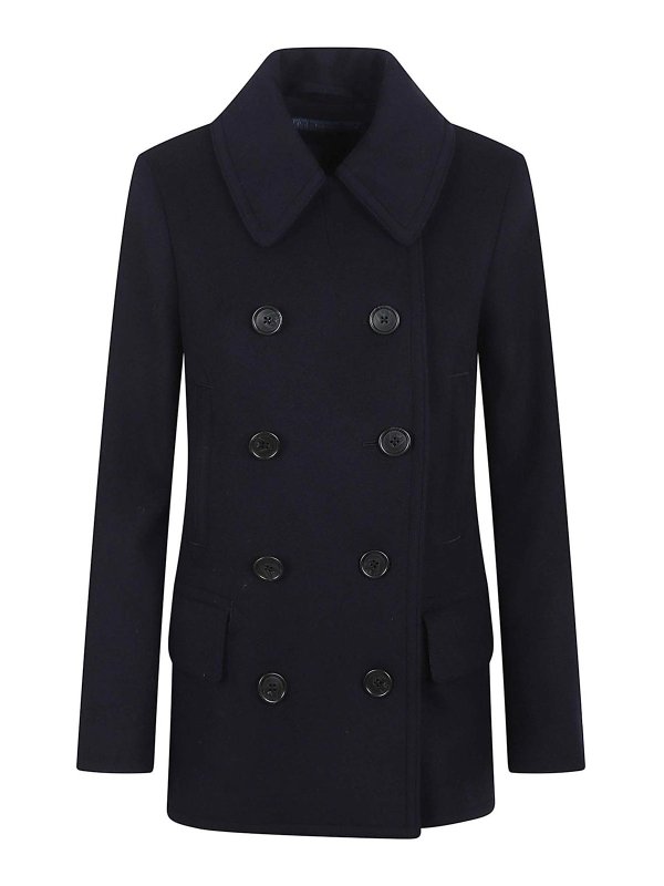 POLO RALPH LAUREN: knee length coats - Woven-Coat