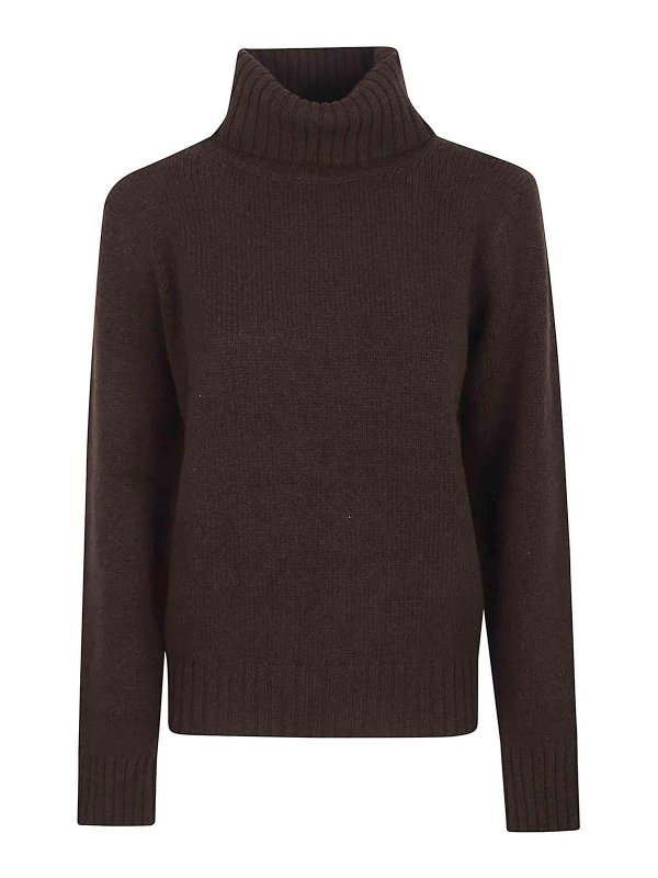 POLO RALPH LAUREN: Suéteres con cuello pico - Suéter Cuello Redondo - Marrón