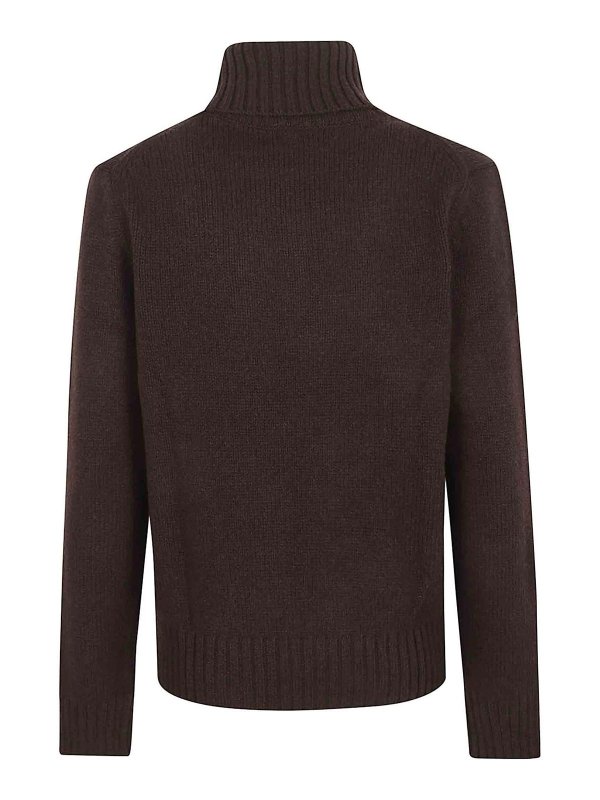 The Best Shops POLO RALPH LAUREN: Suéteres con cuello pico - Suéter Cuello Redondo - Marrón