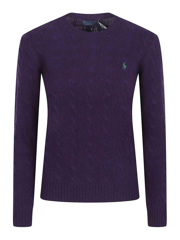 POLO RALPH LAUREN: クルーネック - クルーネック - 紫
