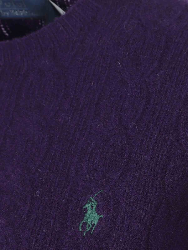 The Best Shops POLO RALPH LAUREN: クルーネック - クルーネック - 紫