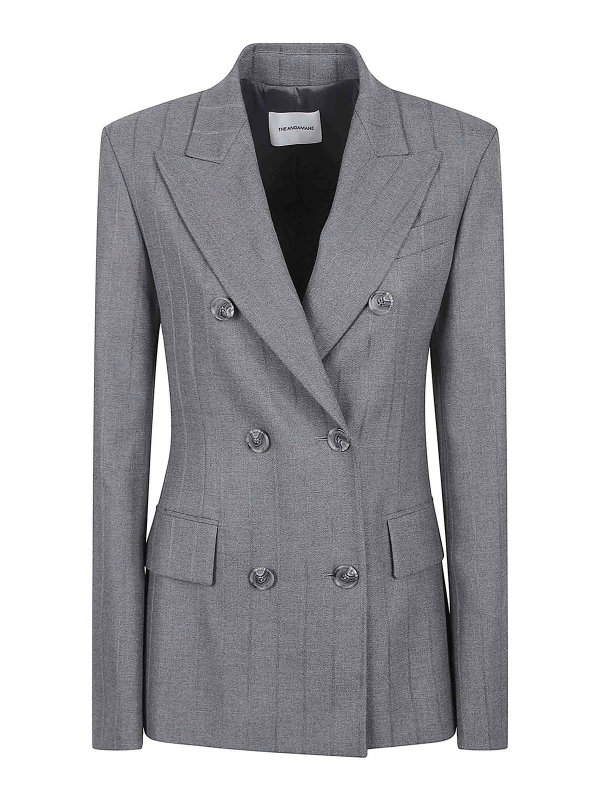 THE ANDAMANE: blazers - Shannon - Double Breast Fitted Blazer
