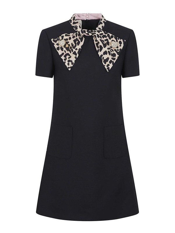VALENTINO GARAVANI: Robe longueur genou - Robe Au Genou - Imprimé Animal