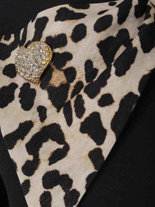 VALENTINO GARAVANI: Robe longueur genou online - Robe Au Genou - Imprimé Animal