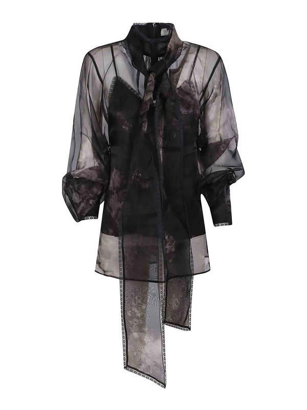 ZIMMERMANN: blouses - Hypnotic Pussybow Blouse