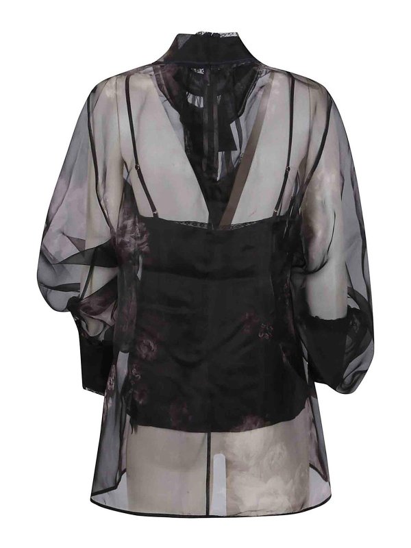 ZIMMERMANN: blouses online - Hypnotic Pussybow Blouse