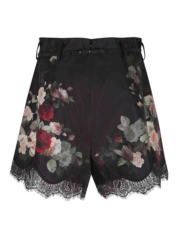 ZIMMERMANN: Trousers Shorts online - Hypnotic Lace Trim Short