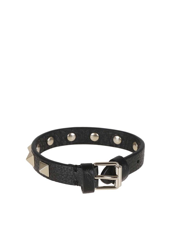 VALENTINO GARAVANI: Bracelets & Bangles online - Leather Bracelet