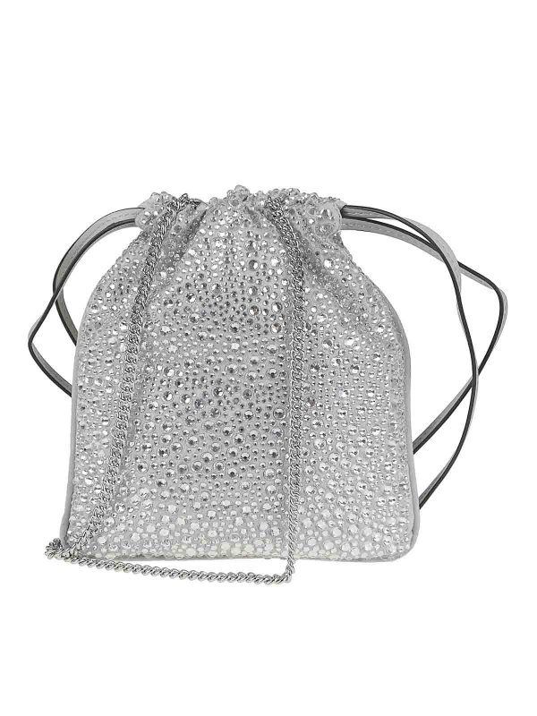 The Best Shops Pinko: クロスボディバッグ - クロスボディバッグ - 銀