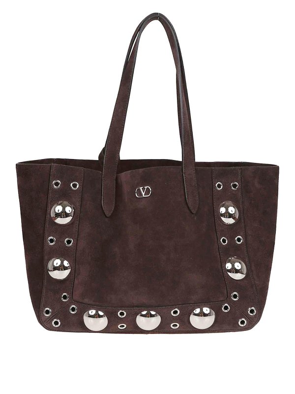 VALENTINO GARAVANI: Bolsos Shopping - Bolso Shopping - Marrón