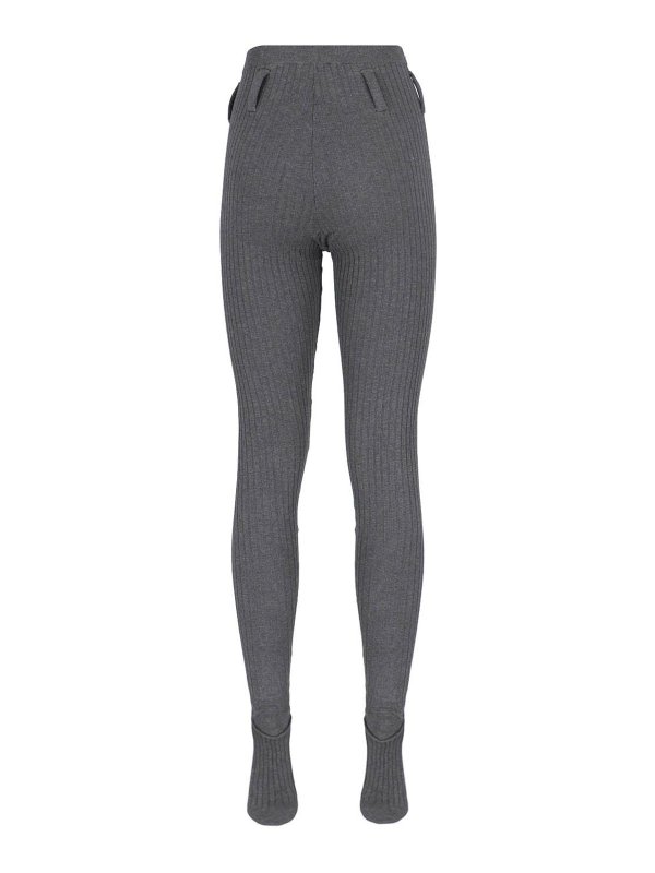 PRADA: casual trousers online - Ribbed Cotton Tights