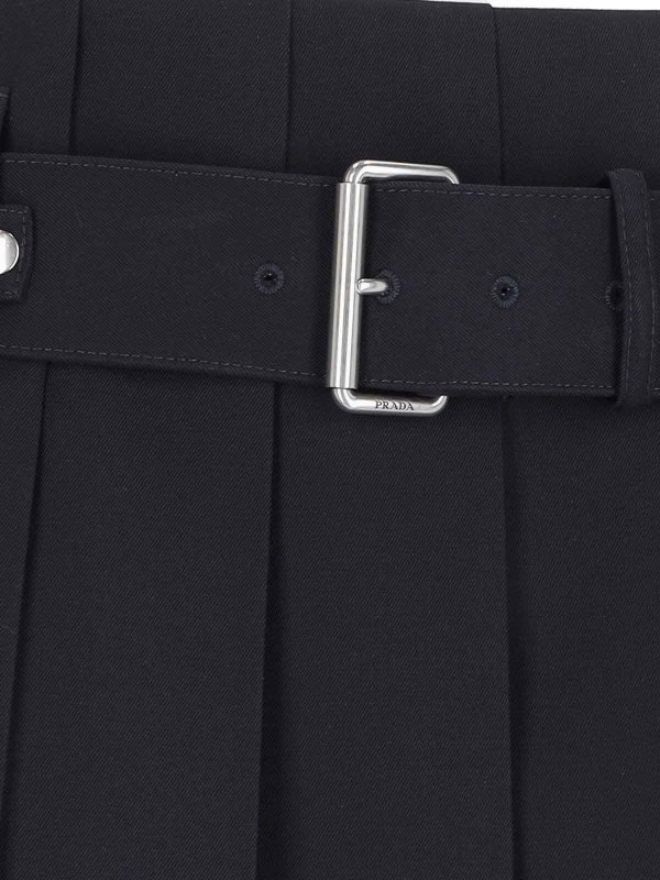 Logo Midi Skirt shop online: PRADA