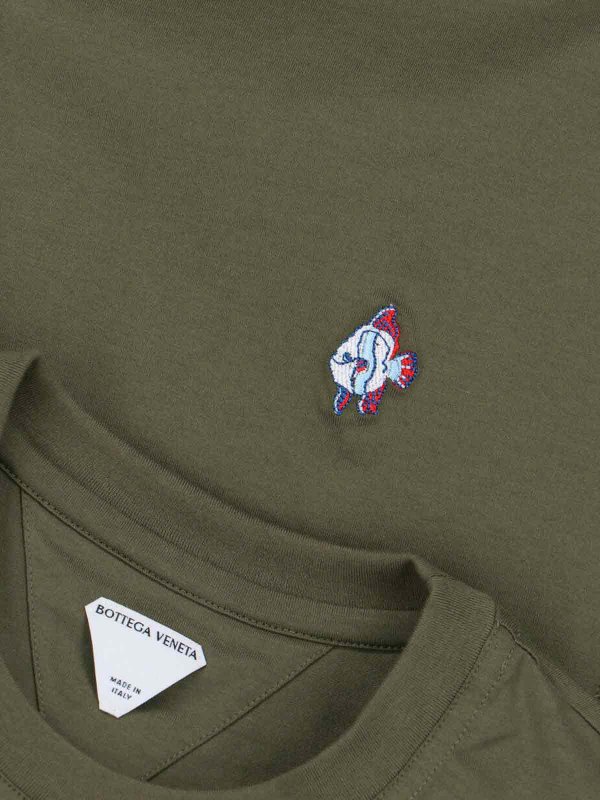 The Best Shops BOTTEGA VENETA: t-shirts - T-Shirt With Embroidery
