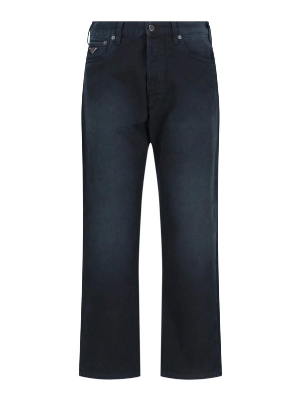 PRADA: straight leg jeans - Jeans Dritti