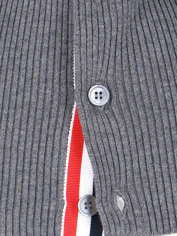 THOM BROWNE buy online Rundhalspullover - Grau