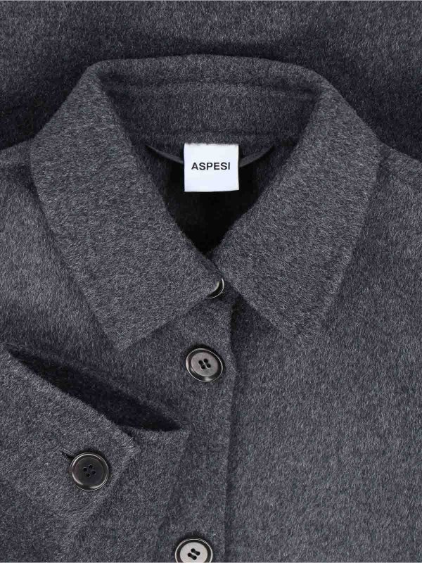 The Best Shops ASPESI: shirts - Wool Shirt Jacket