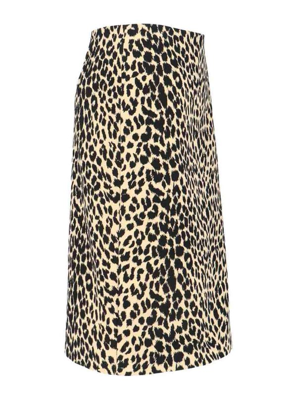 The Best Shops ASPESI: ニーレングススカート＆ミディ丈 - 膝丈/ミディスカート - ブラウン