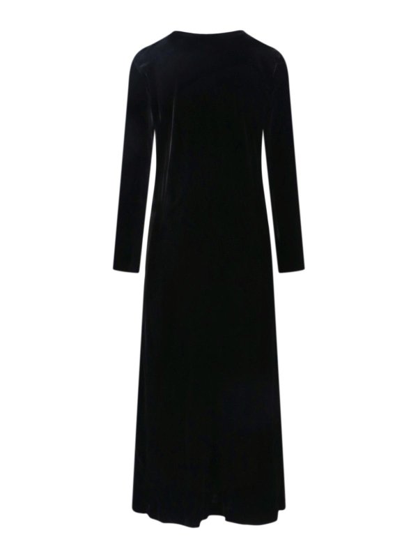 ASPESI: knee length dresses online - Velvet Midi Dress