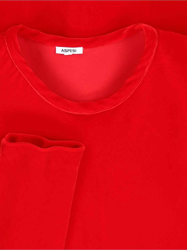 The Best Shops ASPESI: ニーレングスドレス - 膝丈ドレス - 赤