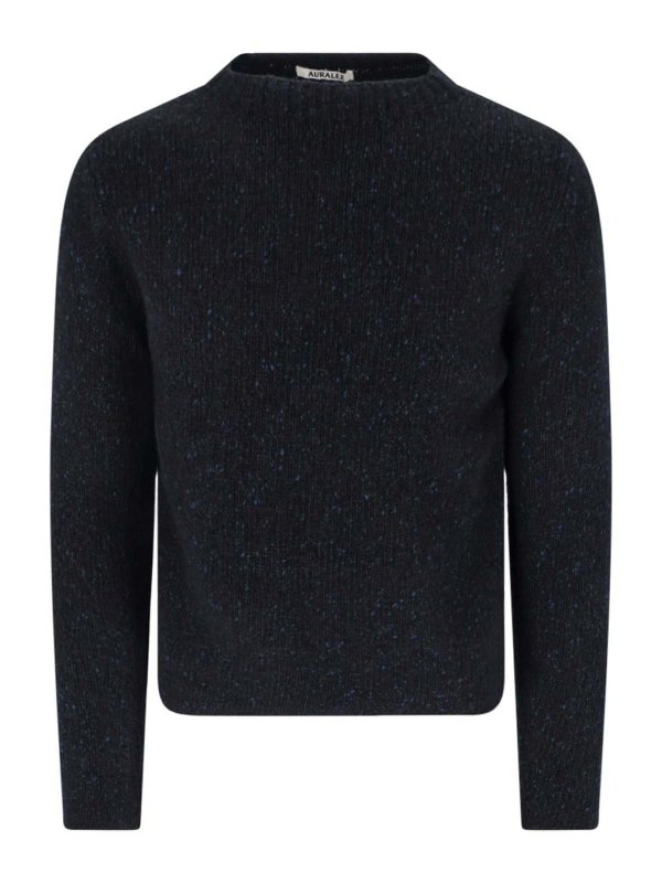 AURALEE: クルーネック - クルーネック - ブルー