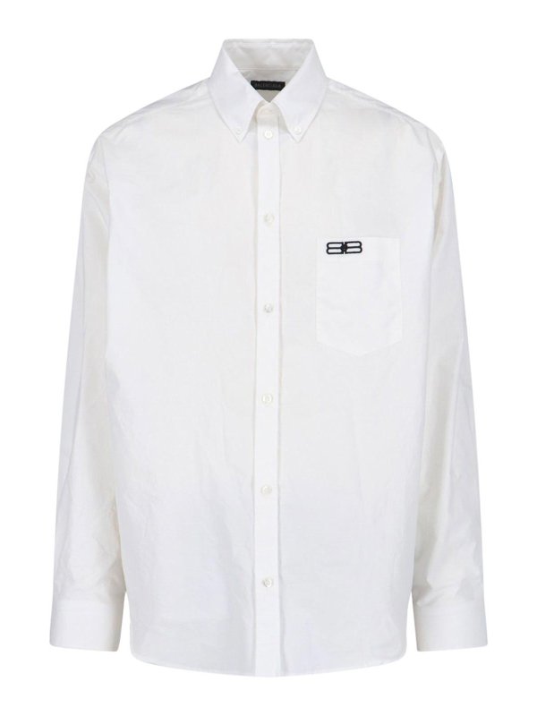 BALENCIAGA: Hemden - Hemd - Weiß