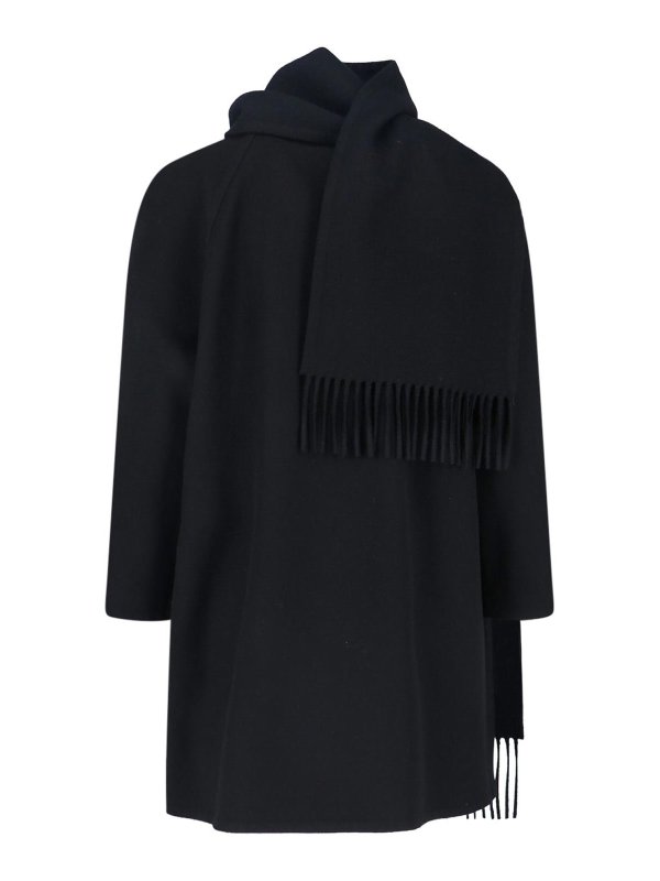 BALENCIAGA: ニーレングスコート online - 膝丈コート - 黒