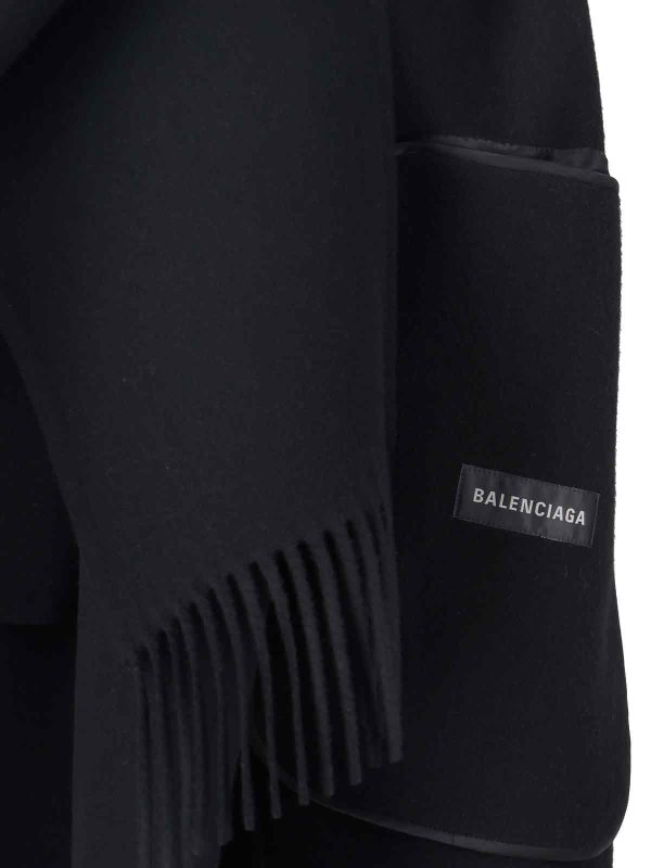 The Best Shops BALENCIAGA: ニーレングスコート - 膝丈コート - 黒