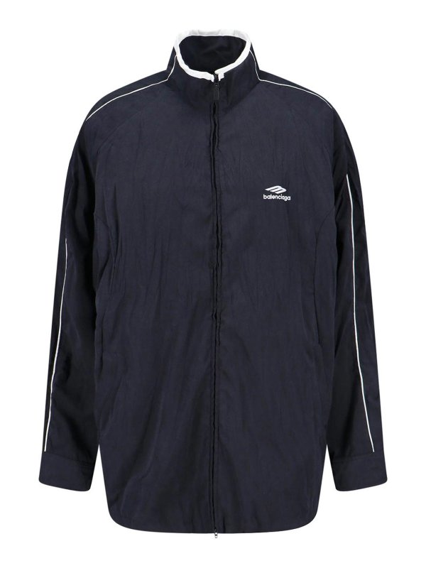 BALENCIAGA: casual jackets - Giazza Zip Logo