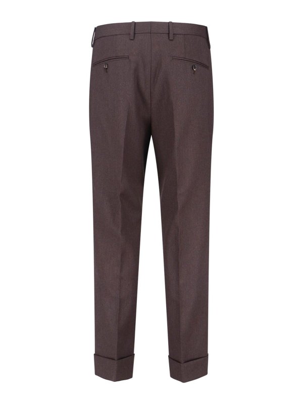 BURBERRY: Pantalons élégants online - Pantalon Couturier - Marron