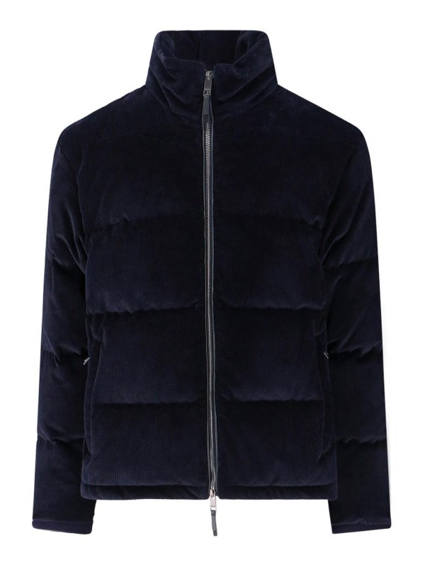 BURBERRY: Kurze Daunenjacken - Daunenjacke - Blau