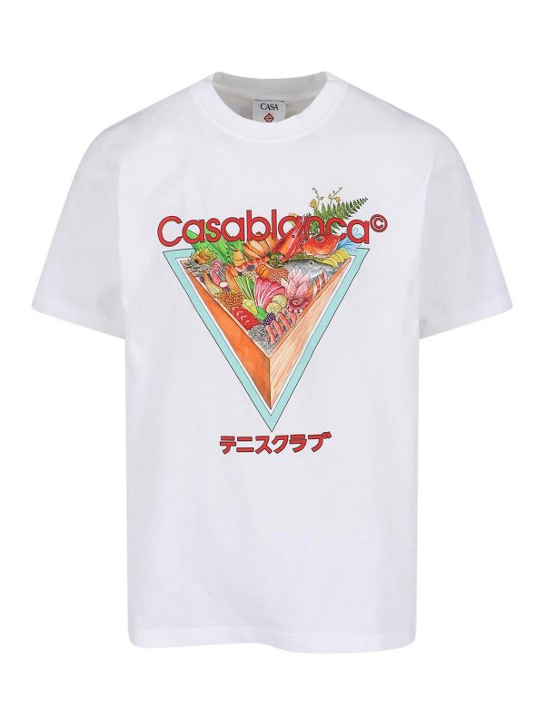 CASABLANCA: t-shirts - T-Shirt Tennis Club Icon