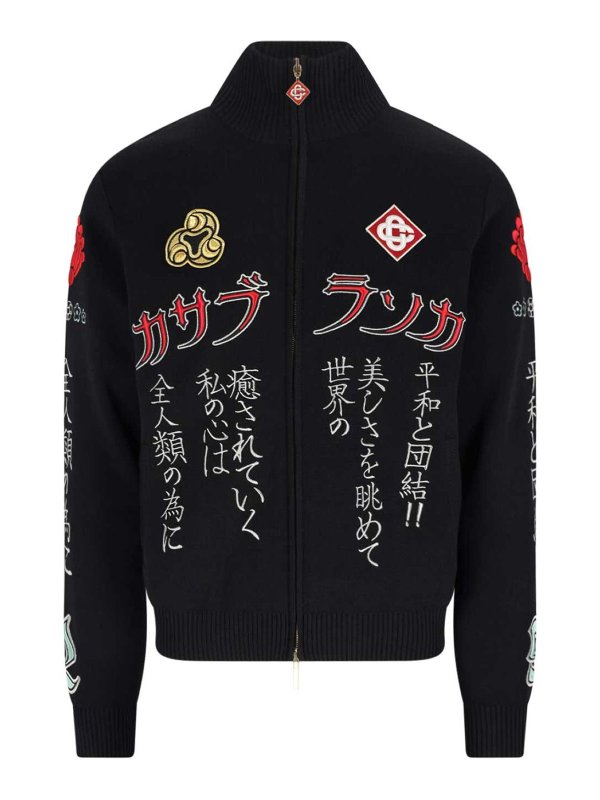 CASABLANCA: スウェット＆セーター - スウェットシャツ/セーター - 黒